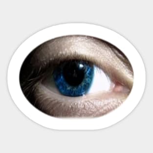 Blue Eyeball Sticker